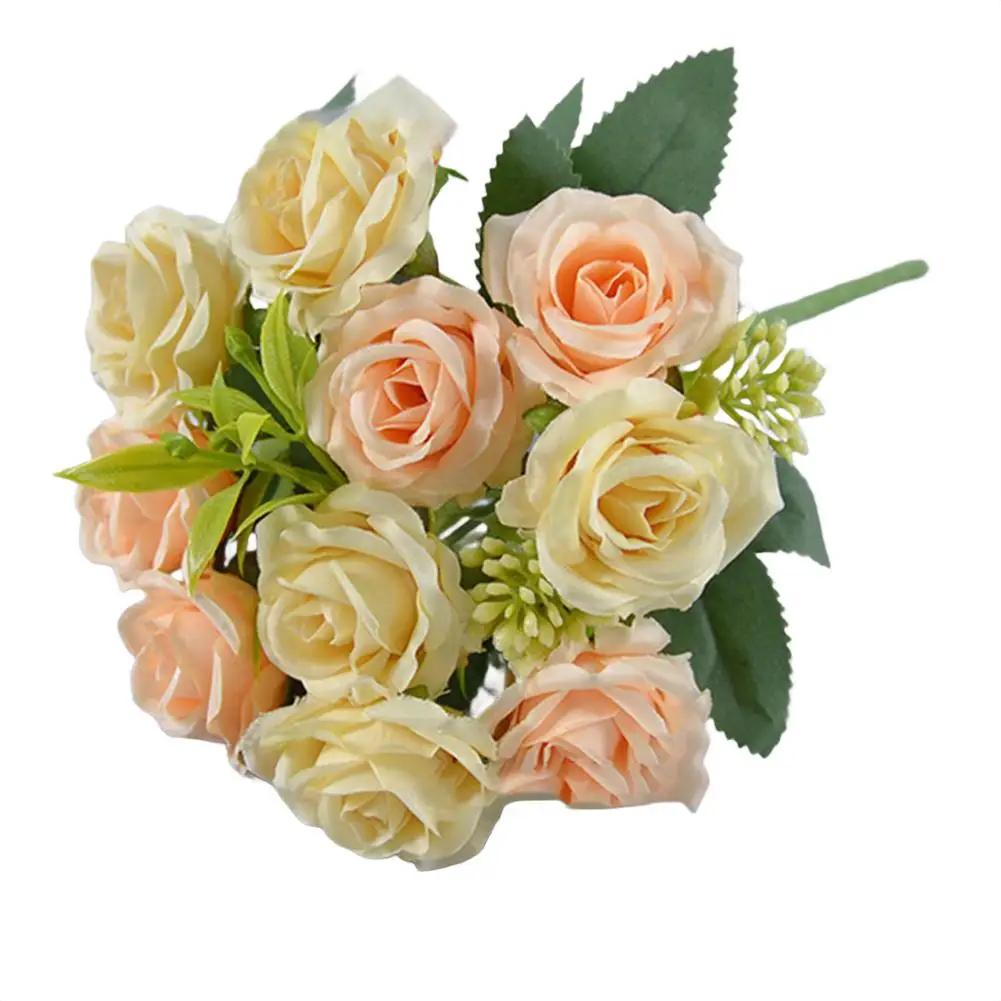 Artificial Small Roses Bouquet Long-lasting Decoration Realistic Flower Appearance Suitable For Multiple Occasions