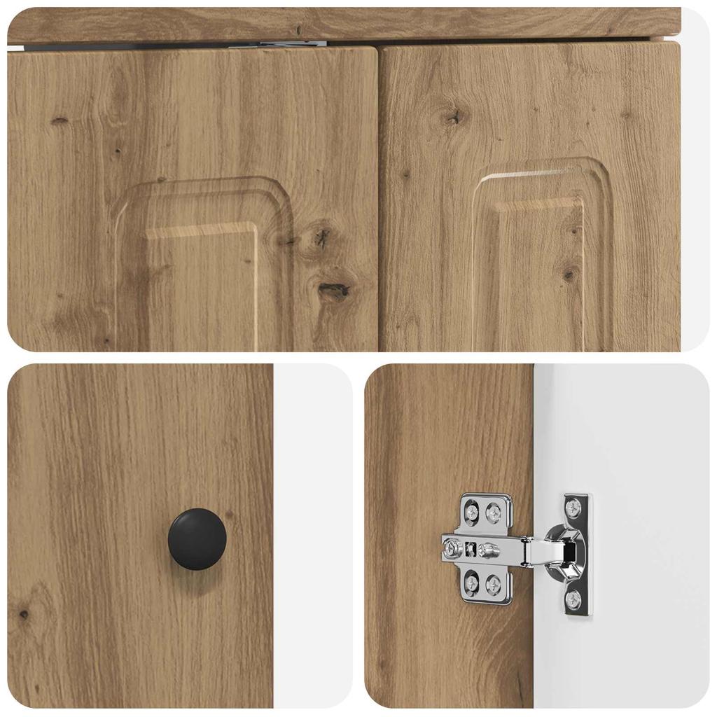 Under Sink Bathroom Cabinet Artisan Oak