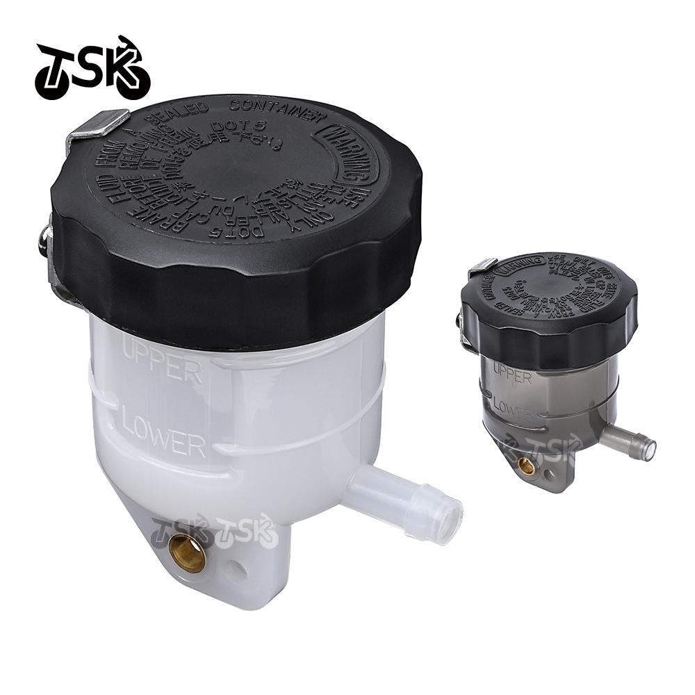 Motorcycle Universal Brake Master Cylinder Brake Fluid Reservoir For Suzuki For Kawasaki Brake Oil Tank Upper Pump Oil Cup