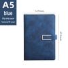 A5 Custom Logo Business Notebook | Soft Leather, Thickened, Buckle Diary with Gift Box