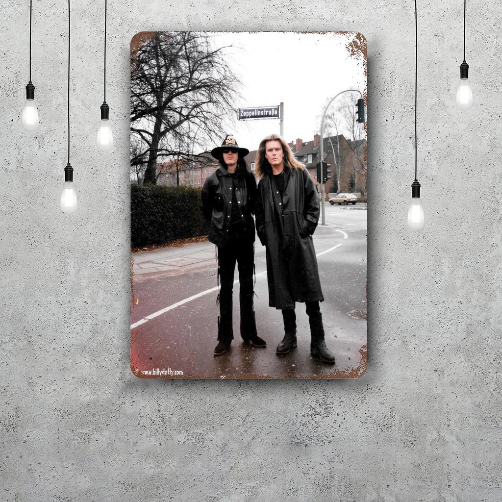 Ian Astbury Decor Poster Vintage Tin Sign Metal Sign Decorative Plaque for Pub Bar Man Cave Club Wall Decoration
