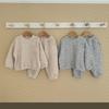 Unisex Korean-Style Casual Sports Set: Loose-Fit Long Sleeve & Pants with Pockets for Kids