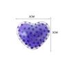 5Pcs Love Heart Squishes Toy Glitter Powder Small Balls Filled Stress Relief Funny Heart-shape