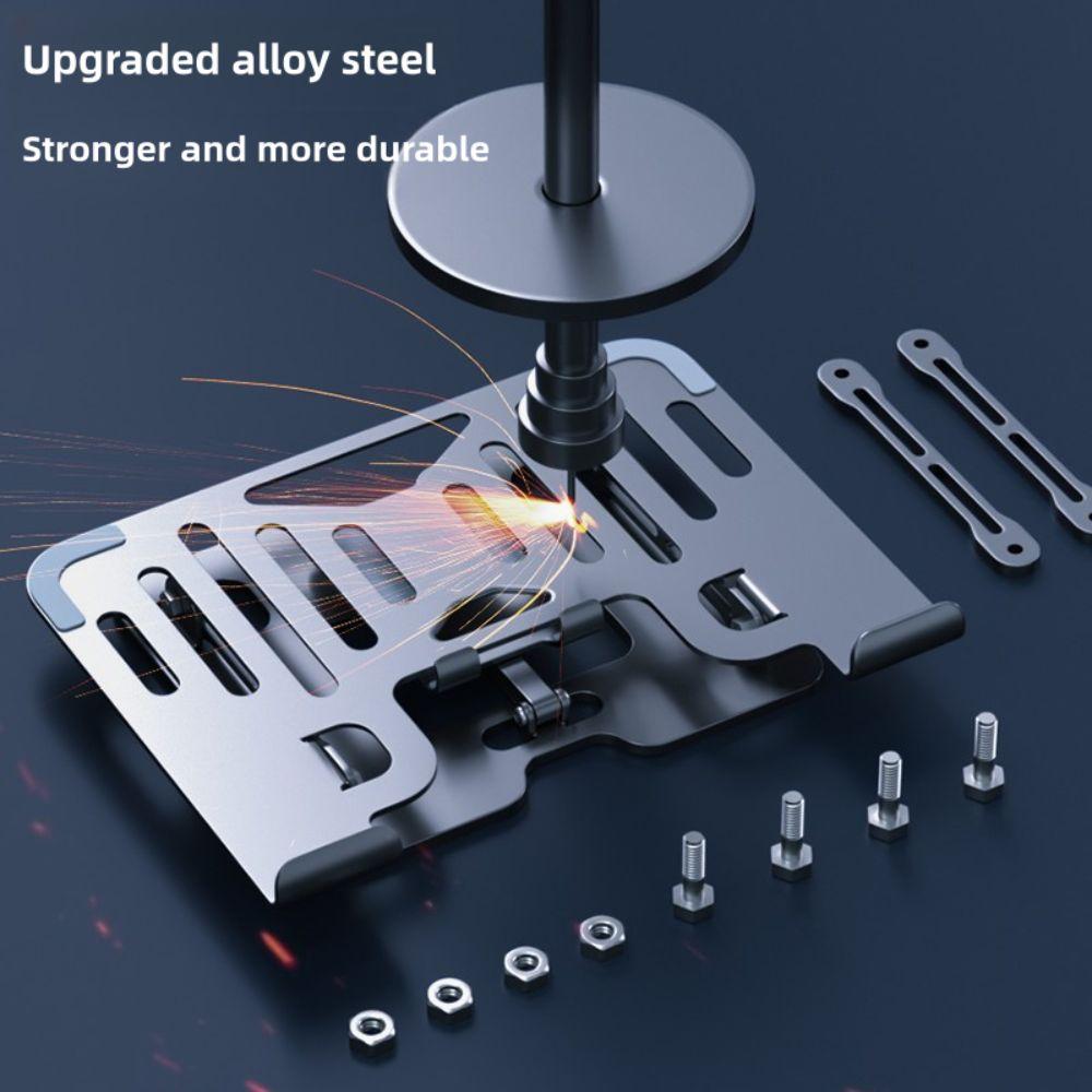 Carbon Steel Tablet Stand Foldable Cooling Bracket High Quality 2-in-1 Laptop Stand Office