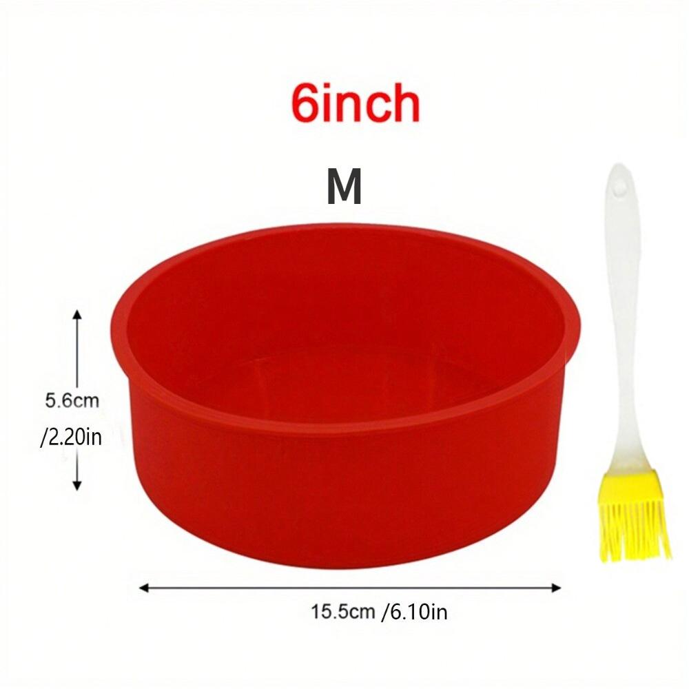 Kulatá silikonová forma na dort Pečicí forma Kulatý plech na pečení Kuchyňské silikonové nepřilnavé pečicí formy Opakovaně použitelné formy na dort Pečicí nástroje