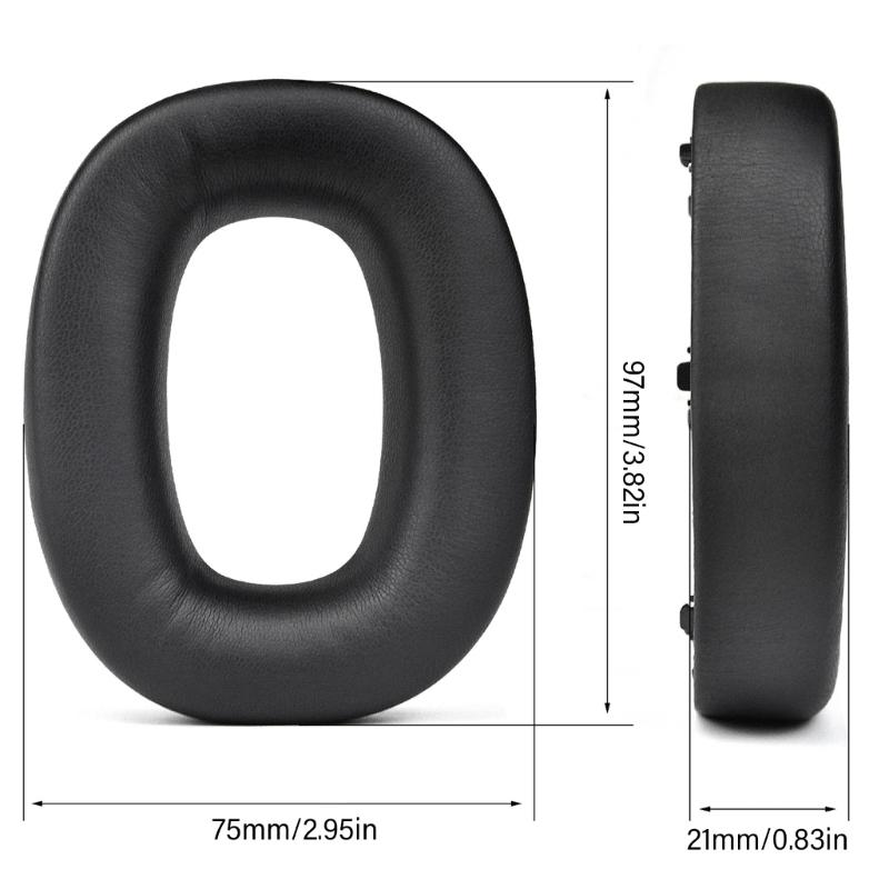 1Pair Earpads for Bowers Px8 PX7 Headphones Thick Foams Ear Pad Skin Friendly Ear Cushions Breathable Cover Accessory