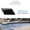 Car Front Bumper Headlight Washer Spray Cover Cap Accessory Replacemente For BMW X1 E84 LCI 2013-2016 51117347666