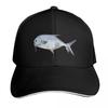 Permit Fish Illustration Baseball Cap Low Profile Unstructured Unisex for Unisex Women Outdoor Golf Running Hiking