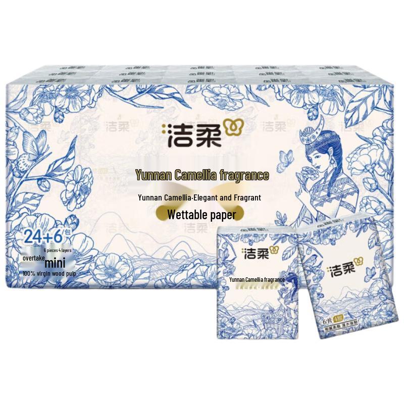 

Jie Rou 4-слойные карманные салфетки