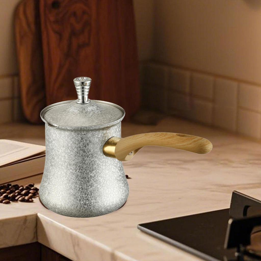 Coffee Pot Butter Milk Warmer Jug Easy to Clean Gift for Induction Cookers Chocolate Melting