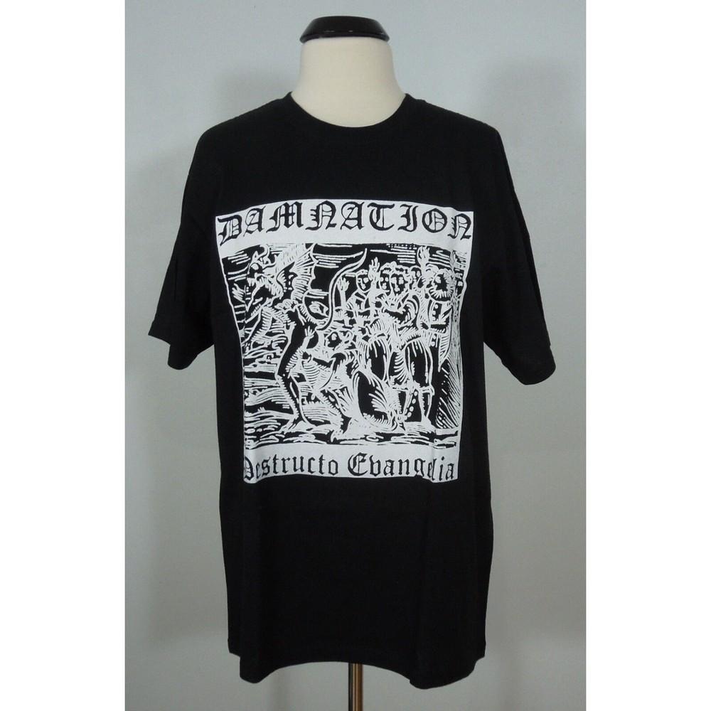 

DAMNATION Destructo Evangelia L LARGE T-Shirt Black Mens Unisex T-Shirt M
