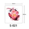 Small Flower Tattoo Sticker Female 3D Color Tattoo Sticker Rose Lotus Butterfly Flower Tattoo