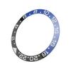 38mm Diameter Black Blue Watch Bezel Insert Base Ring White Character Ceramic GMT Wristwatch Bezel Insert Ring