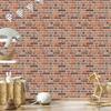 Red Brick Wallpaper for Living Room and Bedroom 50x1000