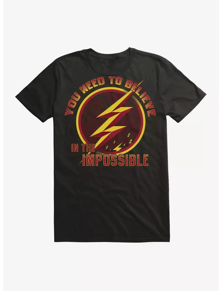 Comics The Flash Always Believe Black TShirt S