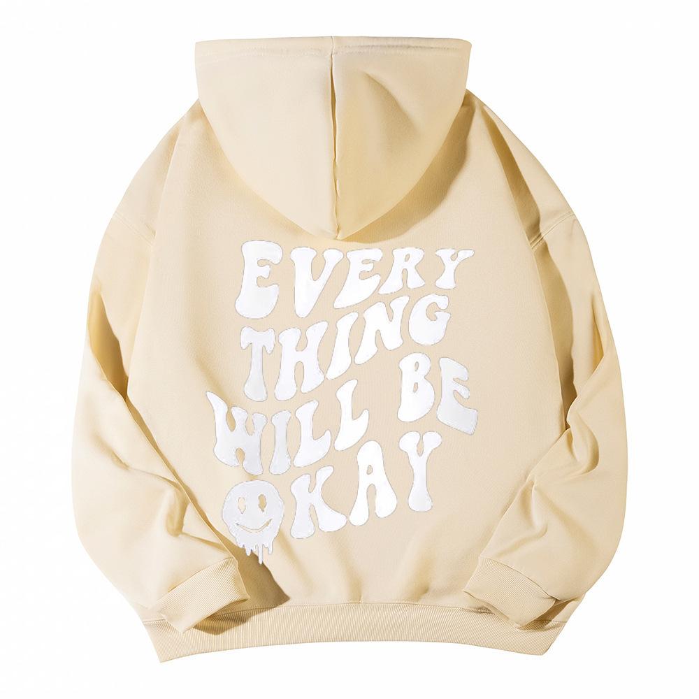 SOLY HUX Women's Sweatshirt Pattern Hoodie Casual Long Sleeve Loose Pullover with Kangaroo Pocket