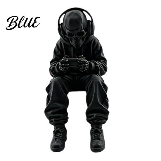 Durable Pla Character Figure 3D Printed Skeleton Figurine Gaming Desk Decor Sitting Statue Game Small Room Decor Decoration Computer & Edge