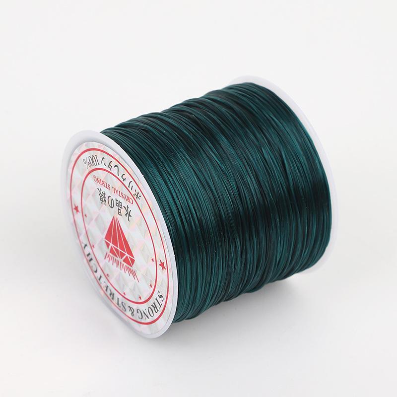 50M Pružná Elastická Korálková Nit Šňůra Struna pro DIY Výrobu Náramků a Šperků