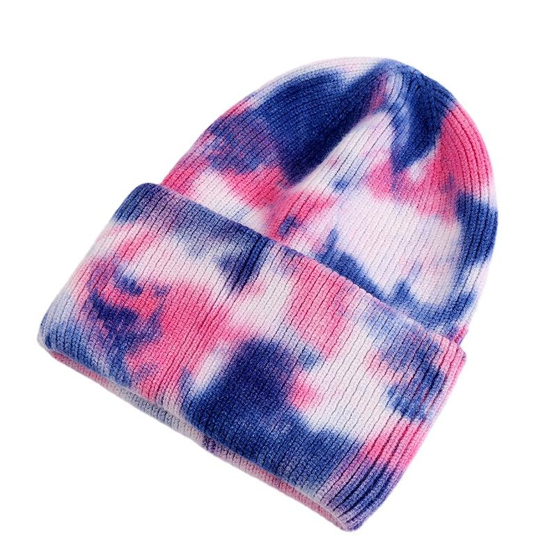 Custom Logo Winter Sport Knitted Cuffed Polyester Sublimated Beanie Hat with 3D Embroidery Eco-friendly Skull Cap