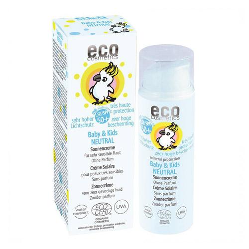 Eco Cosmetic Natural Baby & Kids Sun Cream SPF 50+ 50ml