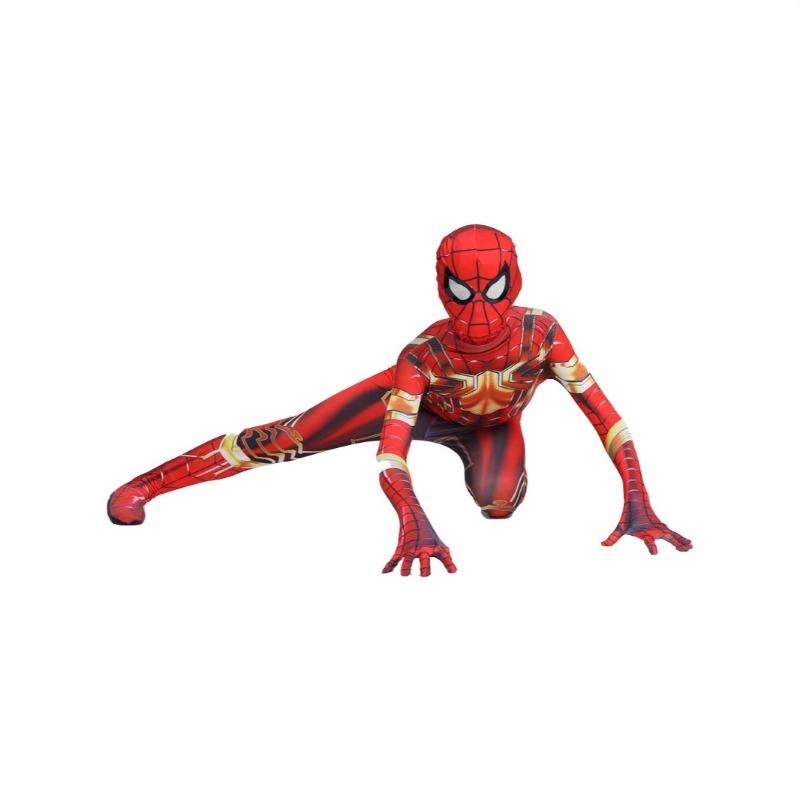 Spider-Man Bodysuit Hero Toby Adult Cosplay Costume Halloween Kids Muscle Spider Onesie