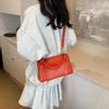 Casual Simple Small Square Bag for Women's Summer Handbag Retro Crossbody Bag New Style Fashionable Solid Color Shoulder Bag