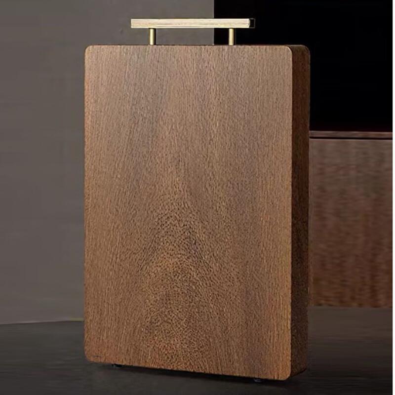 Handon Black Gold Sandalwood Chopping Board with Gilded Handle