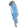 Elegant Colored Capiz Shells Wind Chimes Hanging Pendant for Patio or Garden Decoration Adds Serenity to Any Space