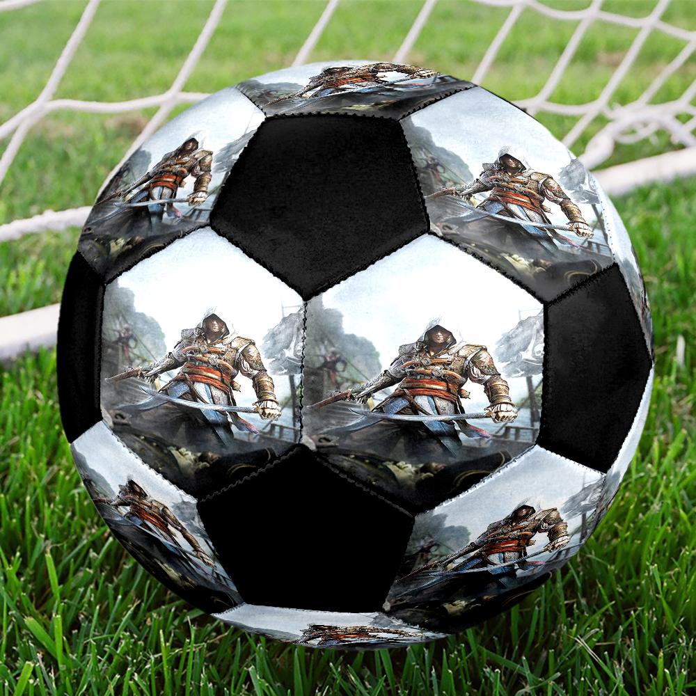 Assassin's Creed Theme Size 5 Soccer Ball, Suitable for Both Indoor and Outdoor Matches, a Gift Suitable for Everyone.