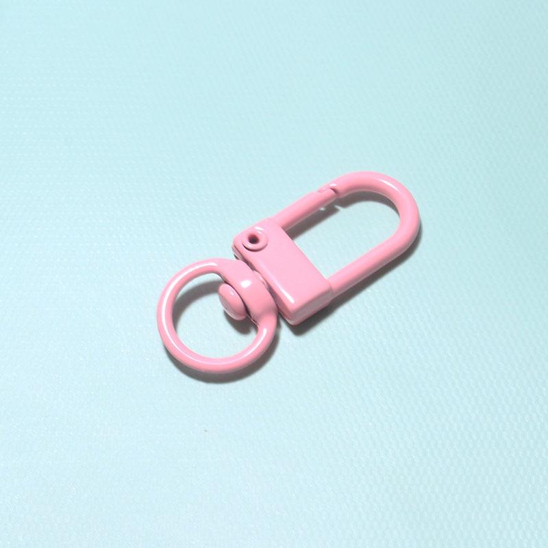 Handmade U-Shaped Painted Door Buckle Keychain Spray Paint DIY Accessory Pendant