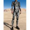Unisex Gothic Network Jumpsuit Adult Punk Bodysuit Halloween Zentai Suit Festival Party Morphsuit Rave Outfits Aerial Yoga Dress