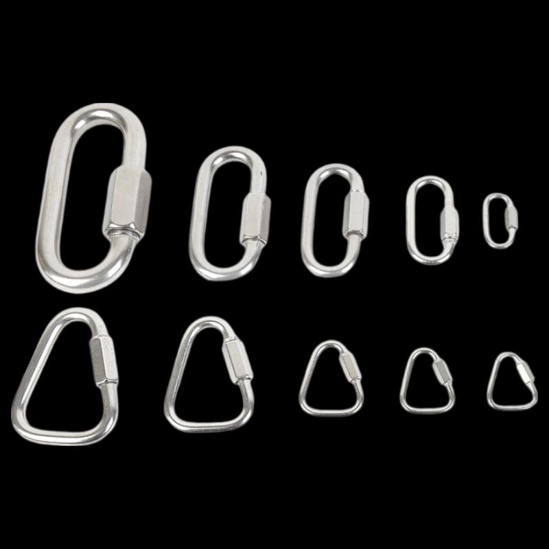 OIMG 304 Stainless Steel Oval Quick Link Ring