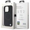 BMW BMHMP16X23RTPK iPhone 16 Pro Max 6.9" black/black hardcase Sign Leather Half Textured And Circle MagSafe