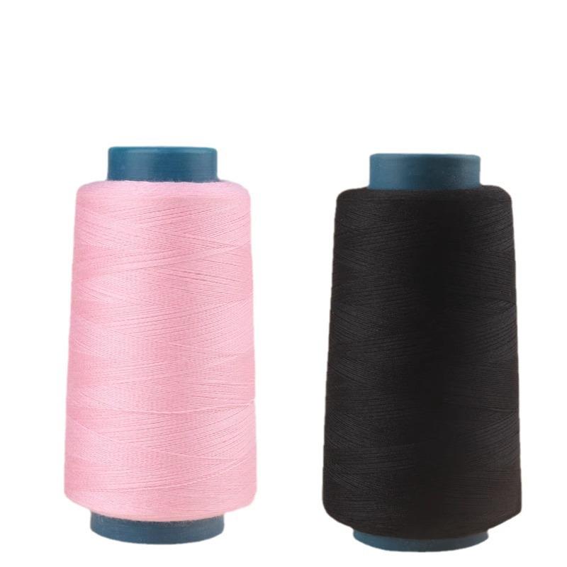 402 Polyester Thread: Black & White Sewing Thread for Hand Needlework and Household Sewing Machines