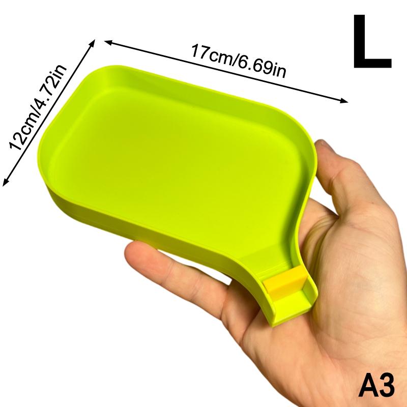 Funnel Tray With Barrier Plug Screw Nut And Bead Storage Tools Plastic Small Items Storage Box Tools Tray Portable Sorting Tray