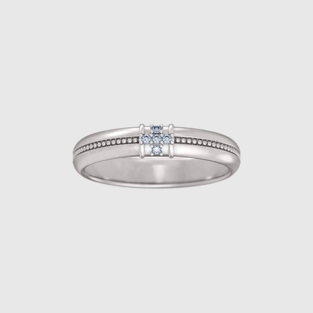 Musee.Art Saint Cubic Couple Rings (Men'S) (Type A)
