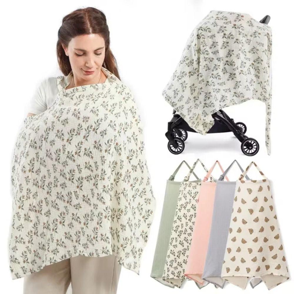 2 in 1 Feeding Clothes Comfortable Mother's Nursing Apron Breastfeeding Blanket  Outdoor