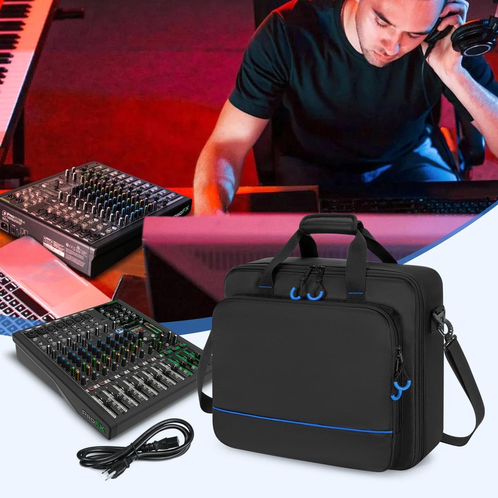 Trunab Mixer Compatible with Mackie Mixer Audio Mixer Bag Case, ProFX12v3/Mackie ProFX10v3, Bag,