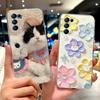 For Oppo Reno5 5G Case Stylish Flower Butterfly Soft Silicone Case For Oppo Reno5 Reno 5 K 5K Cases CPH2145 Cover Coque Bumper