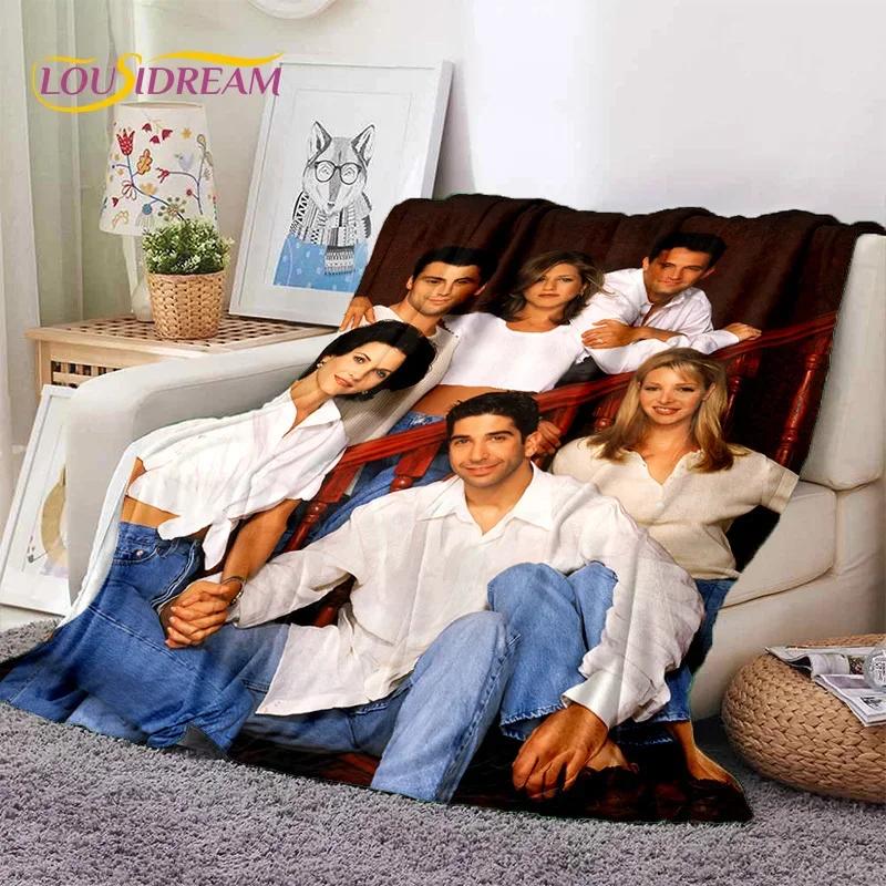 Latest Friends Classics TV 3D Soft Flannel Blankets,Throw Blanket Comfortable Blanket for Picnic Beds Sofa Home Bedroom Gift Kid