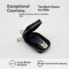 PU Leather Zipper Key Organizer for Men and Women Perfect for Daily Car Key Management