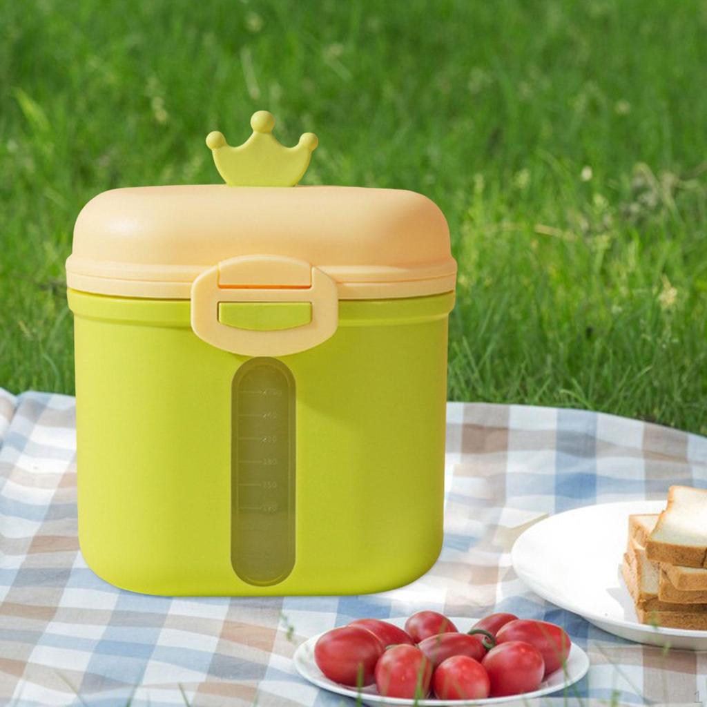 Formula Dispenser Container Milk Powder Food Storage Box for Bedroom