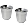 Duo Stainless Steel 80ml Espresso Cup (Pack of 2)