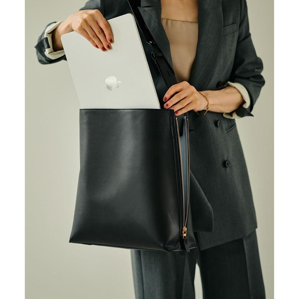 ROPE & PAULO EPOR Y BAG Schultertasche Groß, Damen, Hellgrau