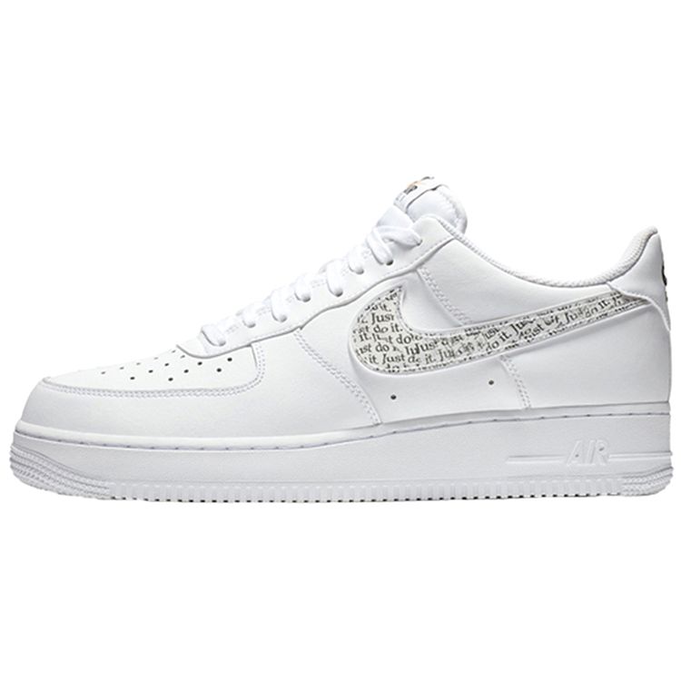 

Кроссовки унисекс Nike Air Force 1 07 LV8 Just Do It Белый Бело-Черный-Оранжевый BQ5361-100