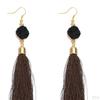 Hooked Long Tassel Earrings Women Bohemian Style Dangle Earring 12cm