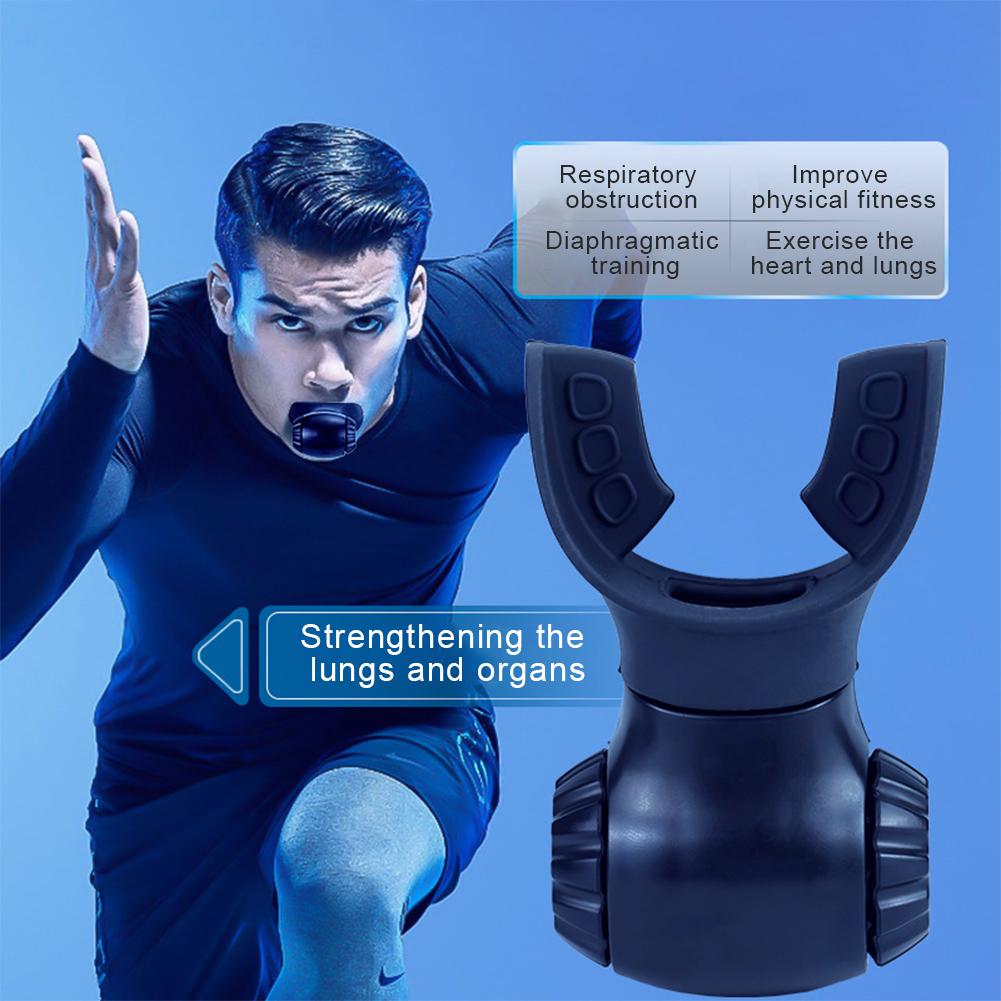 Breathing Trainer Respiratory Trainer Silicone Lung Exercise Device Lung Exerciser Expander Device for Breathing Training