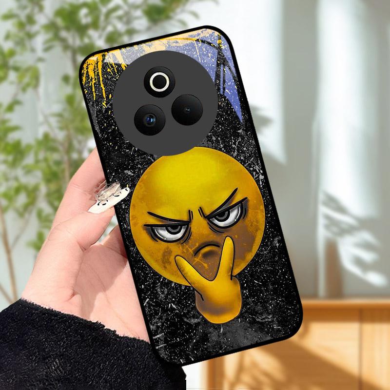 Tempered Glass Phone Case For OPPO Realme P3 Pro 5G Funda Shockproof Hard PC Shell Back Cover For Realme P3Pro RMX5032 Coque