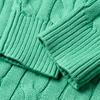 Polo Ralph Lauren Solid Color Crew Neck Ribbed Knit Sweater Men Sweater Green 710775885-505