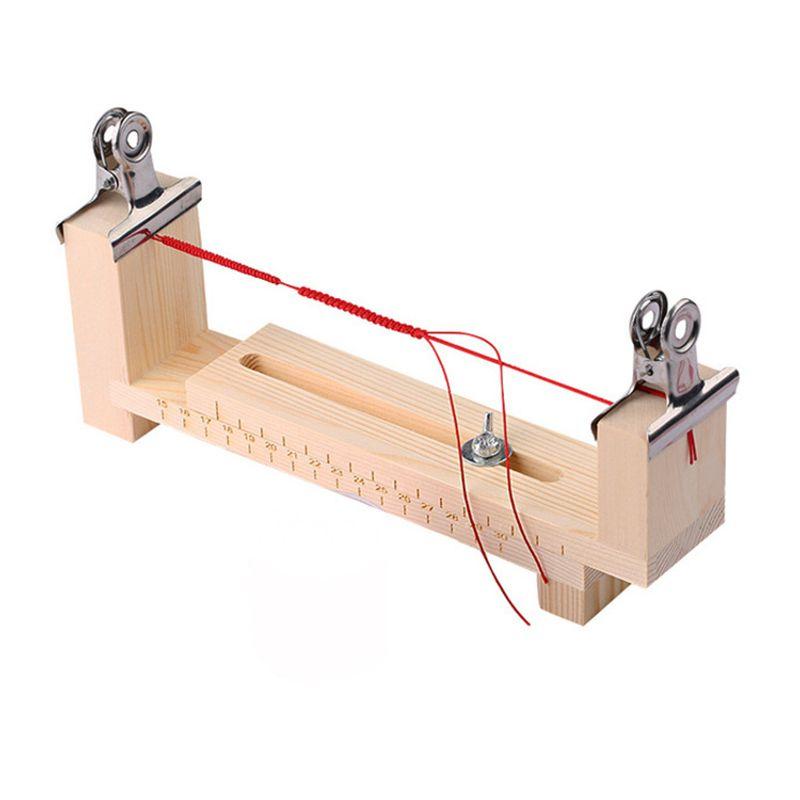 

No. 72 Jade Thread 0.8mm Red Rope Braid Carrying Strap Bracelet Beaded Wire Pendant Rope Hand-Knitted Rope Ingredients [Solid wood weaving rack] send 2 clips